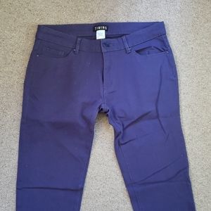 Timing soft denim pants